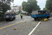 影/彰化重大事故！瓦斯車對撞水果貨車釀1死1重傷