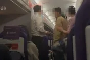 大阪飛上海航班降落時「24歲男欲開艙門」　乘客嚇歪：要幹什麼！