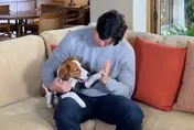 影/大谷翔平再奪美聯MVP創紀錄！鏡頭前與愛犬開心擊掌
