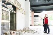 7.2強震撼全台/桃園八德大樓龜裂受損嚴重！市府緊急安置55名住戶