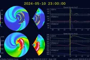 地球磁暴來襲、電子系統小心！將影響24小時…鄭明典曬1圖：比預期還強