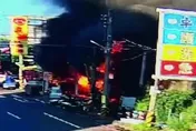 快訊/爆炸畫面曝光！北斗套房3死火警　5秒全面燃燒狂竄黑煙