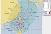 山陀兒將「90度鬼切北上」！美日預測路徑：沿中央山脈貫穿台灣