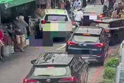 快訊/「霞海城隍廟」旁車禍！休旅車「衝向人堆」1傷　撞擊瞬間曝