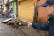 天降鐵皮！基隆正濱彩虹屋遭大雨沖刷　4樓屋頂「一大片掉落」嚇壞民眾