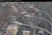 塞爆！國1北向354.5k楠梓段「3車追撞」 上班請注意
