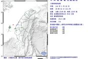 天冷凍不住地牛！西部海域19:54規模「3.6極淺層地震」　4縣市有感