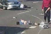 影/國1北向372.9k大小車追撞！「50歲男全身骨折身亡」