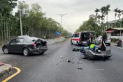 影/屏東「悲慘事故」！學弟騎車撞上學長迴轉車慘死