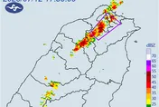 閃電雨勢增強！台北市政府急發天氣預警　呼籲民眾慎防