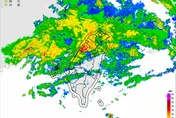 新竹縣、苗栗縣、台中市大雷雨　警戒範圍曝