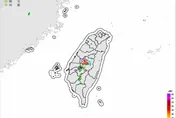 大雷雨狂轟南投　慎防溪水暴漲和山區落石