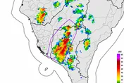 午後雷雨彈開轟高屏　屏東3溪流嚴防暴漲