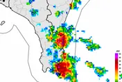 天空像破洞！暴雨狂炸屏東、台東　氣象署急發國家警報
