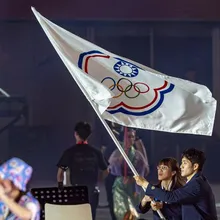 亞運/開幕式中華隊進場！張煥宜黃筱雯獻掌旗官初體驗