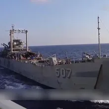 影/差5米！誰碰瓷？陸曝菲艦南沙渚碧礁海域「危險接近」畫面