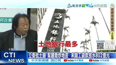 【每日必看】 委爆公股銀行成炒地皮幫凶 銀行限貸欺負百姓? 20251219