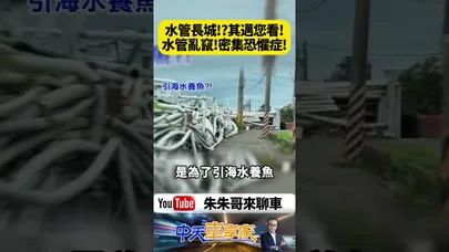 高雄海堤消失了?數公里水管堆成城牆嚇傻全網 第一次看到水管長成牆!高雄驚現超狂奇景【#朱朱哥來聊車】@中天車享家CtiCar #抖音 #shorts