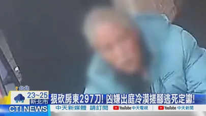 【每日必看】狠砍房東297刀! 凶嫌出庭冷漠搓腳逃死定讞! 20260612