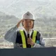 宋楚瑜陪同卓榮泰視察花蓮馬太鞍溪堤防工程　兩度敬禮致意