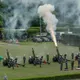 賴清德總統11日軍禮迎接「聖文森及格瑞那丁」總理來訪