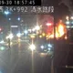 影/轎車爆胎停國道4號遭追撞　燒成火球幸無人傷