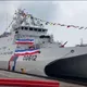 影/幫海鯤號交船風波救火？海巡蘇澳艦今下水典禮
