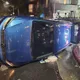 北市大直2車對撞翻車車禍　1人受傷送醫