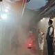 連假驚魂！九份老街驚傳火警　消防人員破門搶救