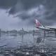 雷雨胞炸空降！台中機場15:47急停作業　多航班延誤