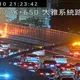 國1大雅段火燒車！轎車淪火球燒剩骨架　北上全線慘塞爆