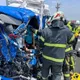 影/車頭變形！國1彰化段「4追撞」小貨車駕駛搶救不治