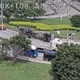 國道4號清水段翻車車禍　水泥預拌車自撞側躺匝道