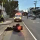 影/新北樹林重機擦撞車禍　2騎士噴飛慘摔送醫