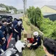 影/淡水毒駕男撞電信箱換備胎肇逃　警圍捕逮人查獲子彈