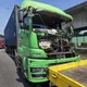 疑未保持車距！國1圓山段2大車追撞　駕駛困車內獲救
