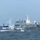 影/大陸海警船再闖金門海域　海巡巡防艇一對一併航驅離