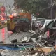 新竹氣爆宛如災難現場！碎片滿布、市府派機具開路
