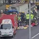 國道1號五股段4車追撞車禍　小貨車駕駛受困救出送醫