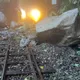 影/阿里山林鐵「巨石砸毀鐵軌」！本線今再停駛一天