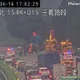 國1三義路段火燒車!濃煙直竄天際 車流嚴重回堵