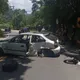 影/北宜公路喜美逆撞賓士、重機　4人受傷送醫