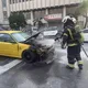 影/太歲頭上動土？中壢分局前驚傳火燒車　警民合作狂噴滅火