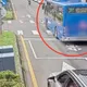 影/北市文山區公車駕駛身體不適　闖紅燈遭檢舉警開罰