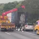 影/悚！國3沙鹿段「大小車追撞起火」