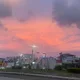 紅霞颱風增強變胖！花蓮天空驚見「紅霞」奇景　民眾驚呼太巧了