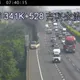 國1高科交流道「車陷烈焰濃煙狂竄」！釀上班嚴重回堵