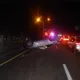 台中BMW男撞護欄命大　轎車烏龜翻、車頭全爛