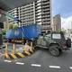 新北淡水貨櫃車轉彎「內輪差」釀禍！軍用吉普遭拖上安全島