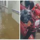 洪水急又快！河南堤壩潰口「10分鐘淹掉醫院1樓」病患驚逃